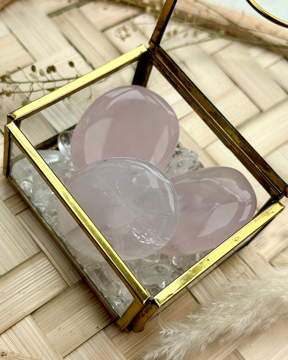 Rosenquarz Scheibenstein