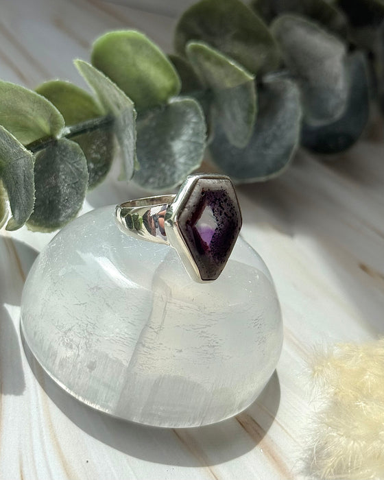 Amethyst-Ring 925er Silber, Größe 56