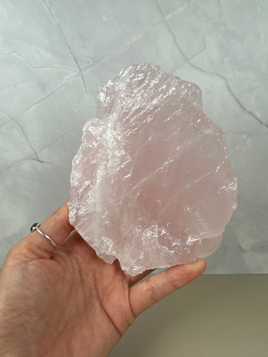 Rosenquarz Rohstein A24