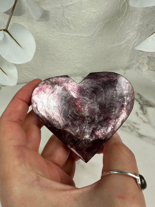 Lepidolith Herz D59