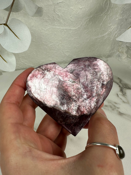 Lepidolith Herz D59