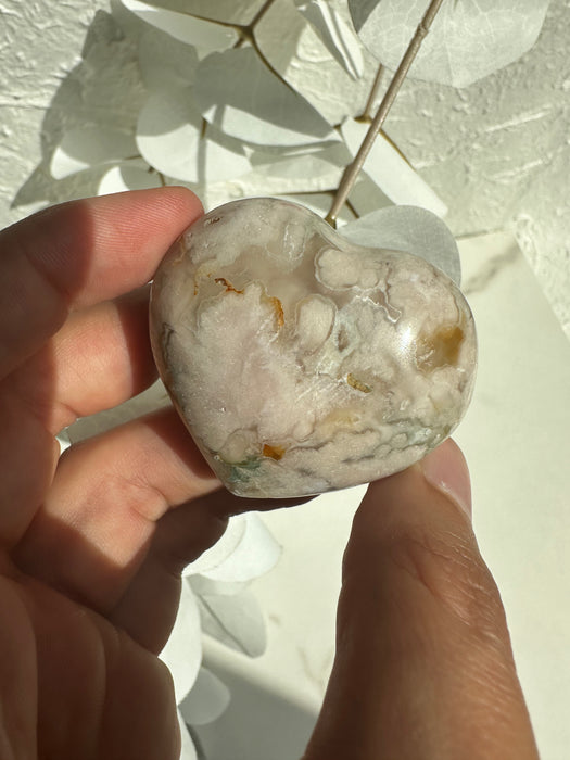 Blumenachat Herz K11