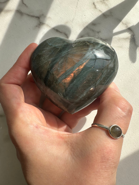 Labradorit Herz A33
