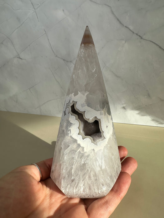 Achat in Diamantform