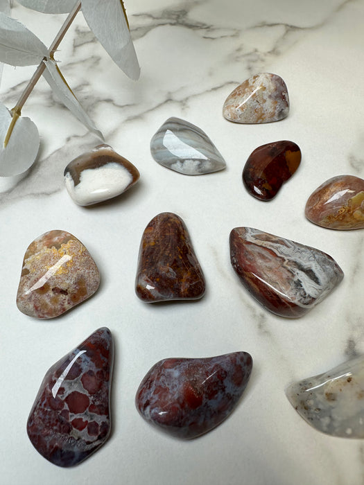 Jaspis Trommelstein mix