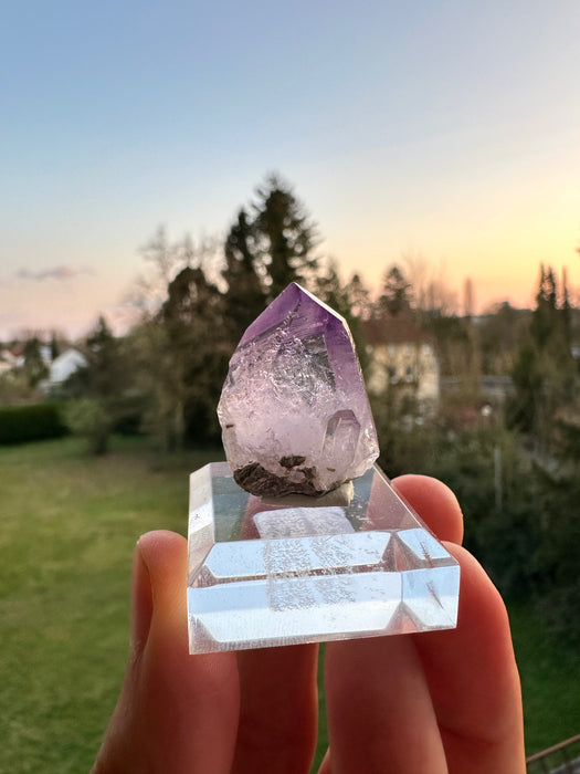 Vera Cruz Amethyst auf Sockel