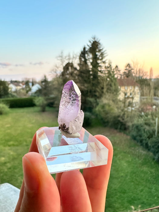 Vera Cruz Amethyst auf Sockel