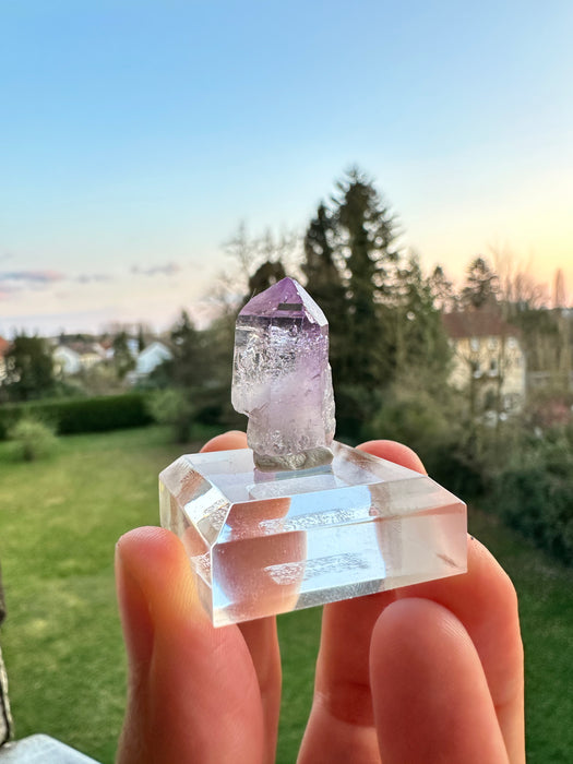 Vera Cruz Amethyst auf Sockel