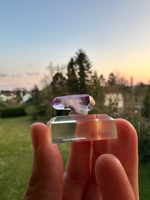 Vera Cruz Amethyst auf Sockel
