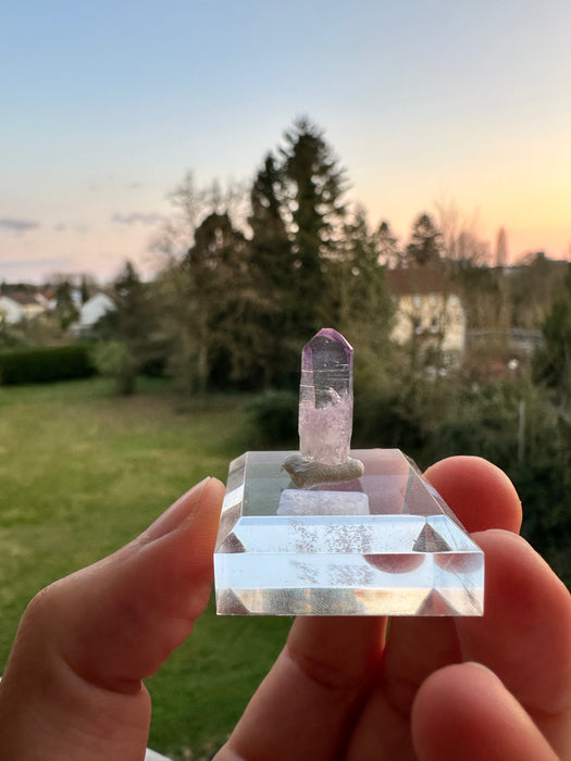Vera Cruz Amethyst auf Sockel