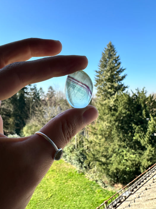 Regenbogenfluorit Cabochons