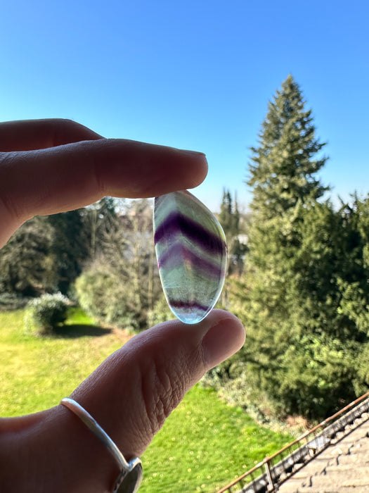 Regenbogenfluorit Cabochons