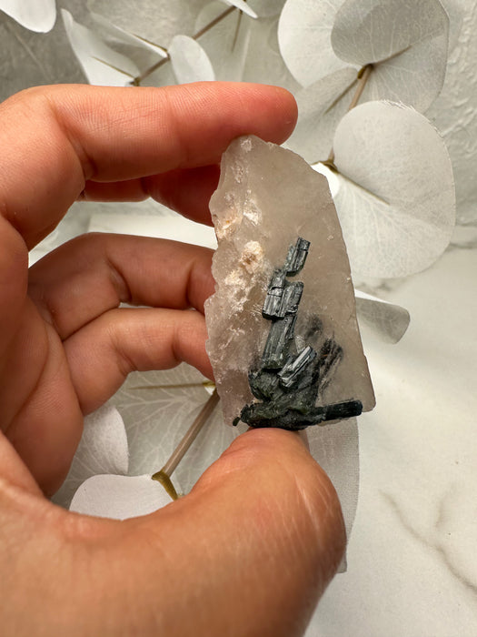 Epidot Stufe mit Quarz C17