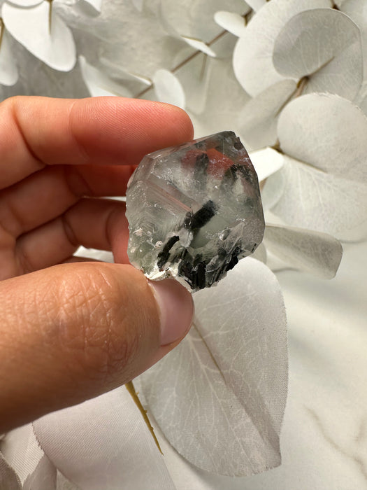 Epidot Stufe mit Quarz F19