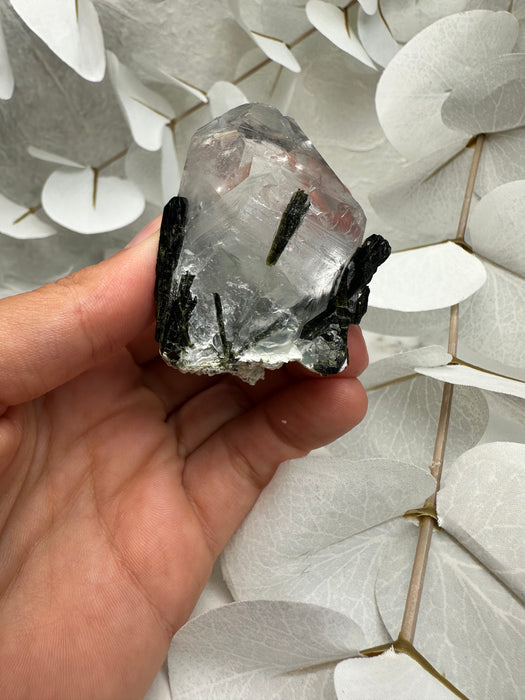 Epidot Stufe mit Quarz G54