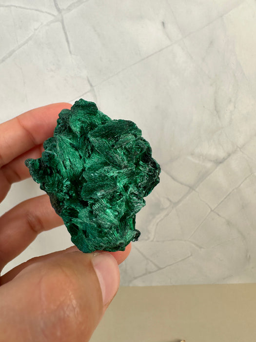 Malachit nadelförmig (Herkunft Kongo)