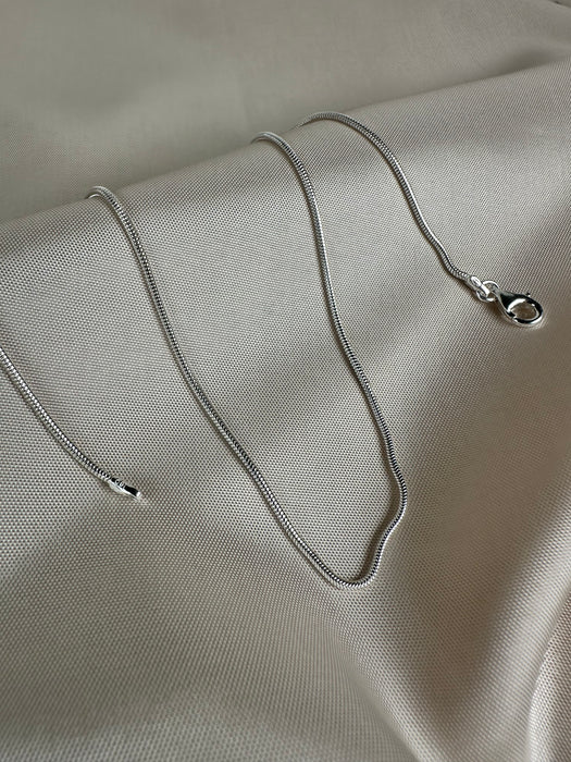 925er Silber Schlangenkette  38cm Länge