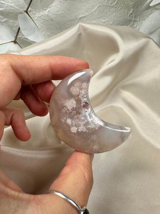 Blumenachat Halbmond B17