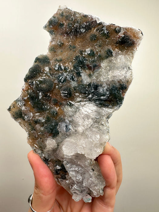 Amethyst Rose mit Prasiolith I49