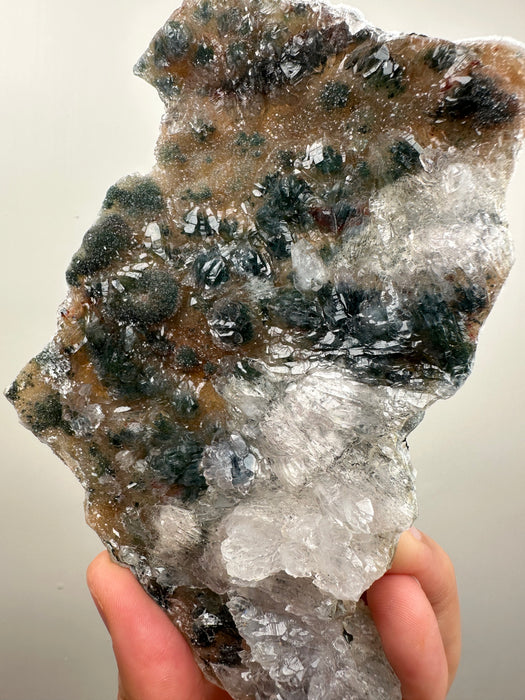 Amethyst Rose mit Prasiolith I49