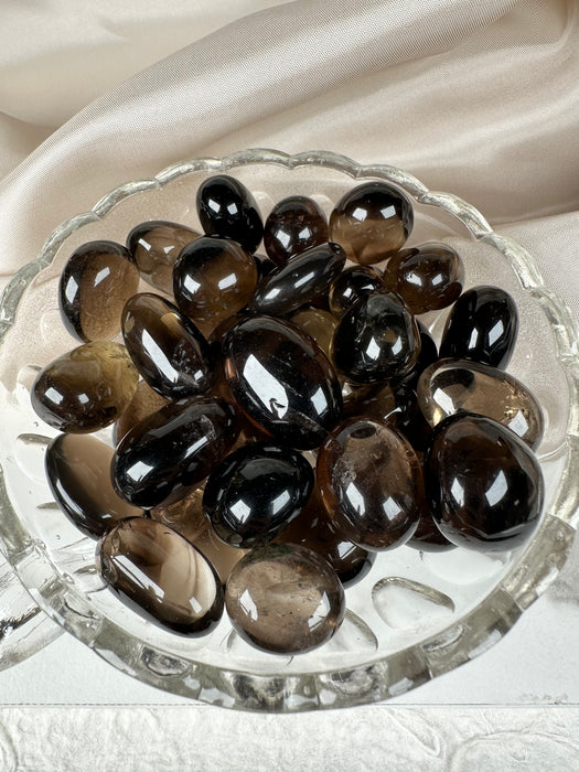 Rauchquarz Trommelstein high quality