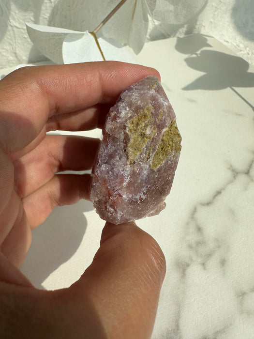 Pinke Amethyst Spitze klein AV14