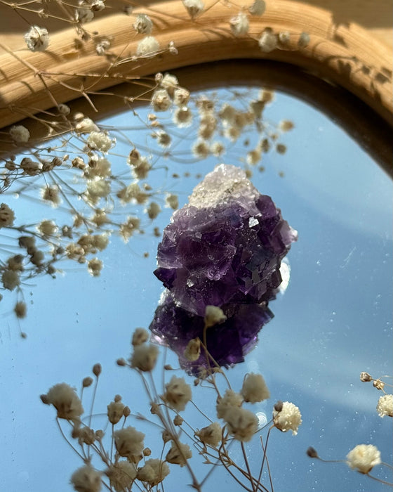 Fluoritstufe aus Asturien, Spanien