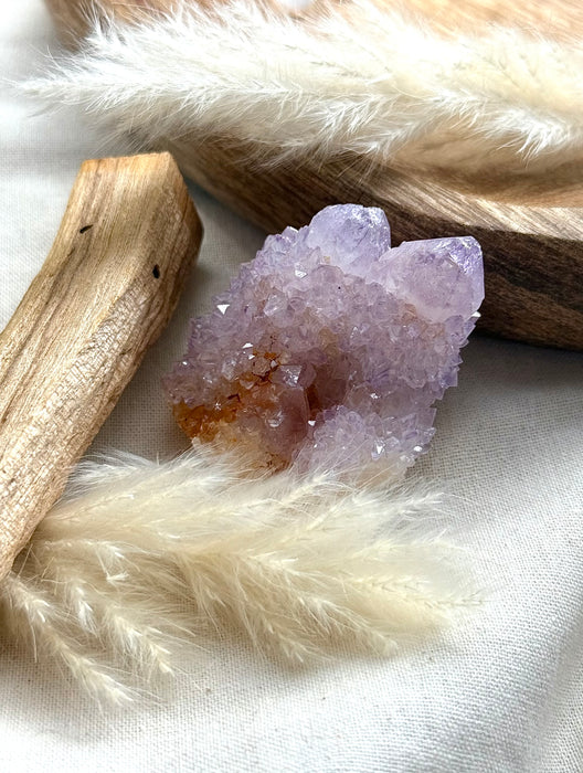 Amethyst Kaktusquarz – Ein Kristall voller Magie und Lichtspiel, 3,7cm x 4,6cm