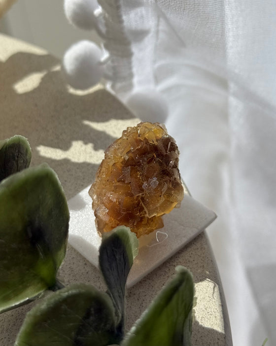 Fluoritstufe aus Asturien (Spanien)