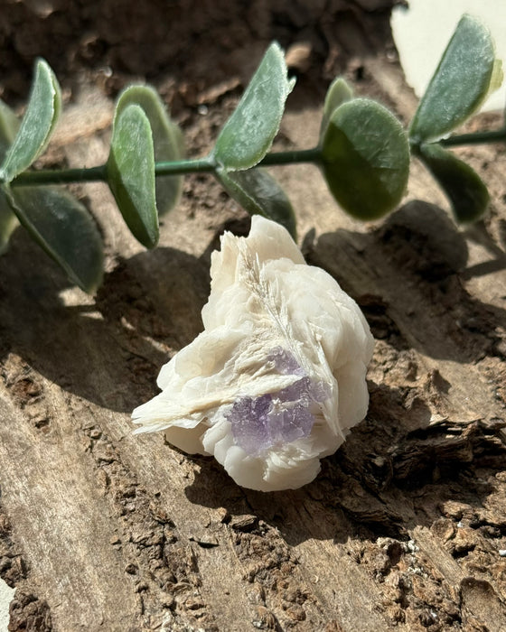 Baryt mit Fluorit aus Asturien, Spanien, 4,5cm