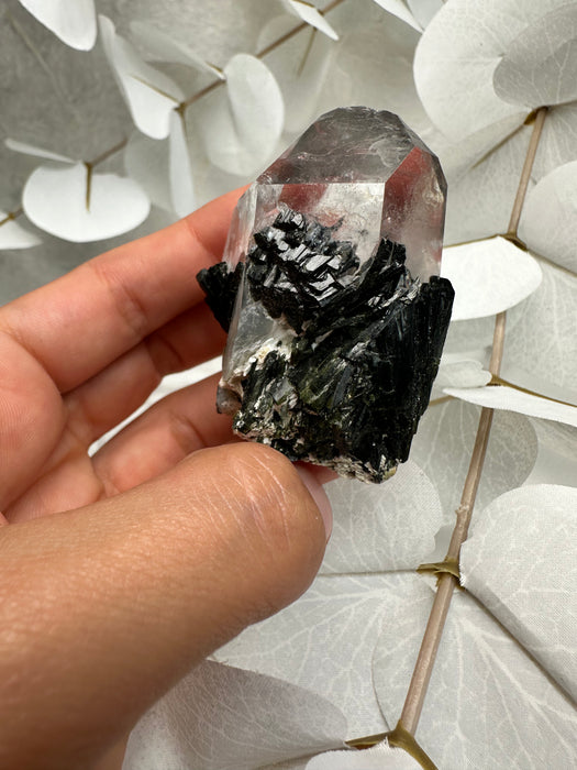 Epidot Stufe mit Quarz G54