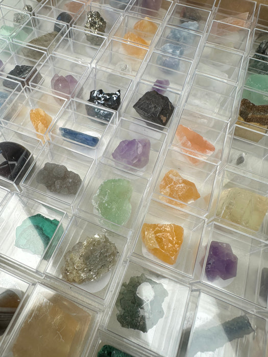 Mineralien Mix in Acrylbox