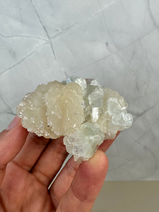 Apophyllit mit Stilbit Stufe