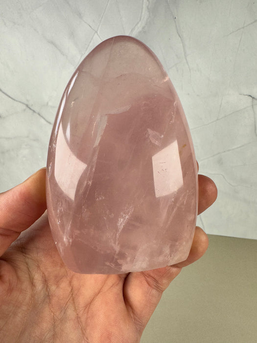 Rosenquarz Freiform high quality