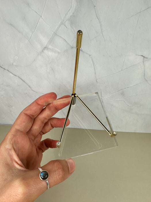 Plexiglas Display gold Gr.L