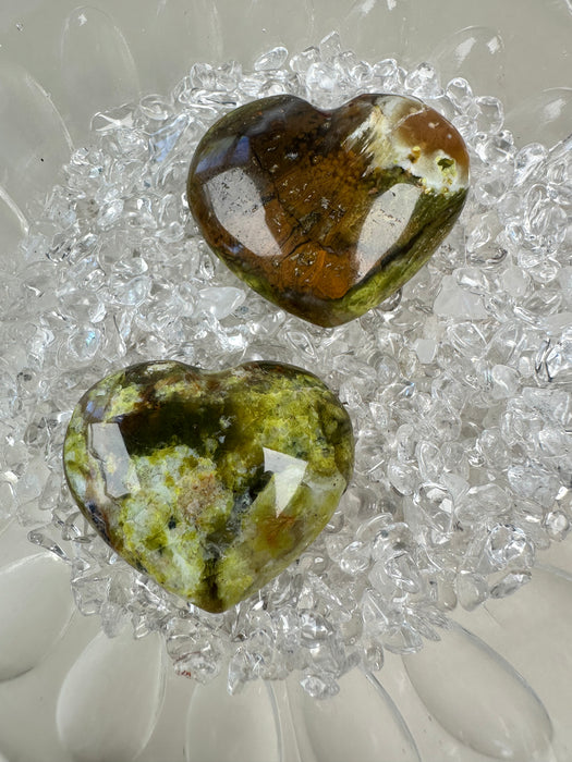 Grünes Opal Herz Madagaskar