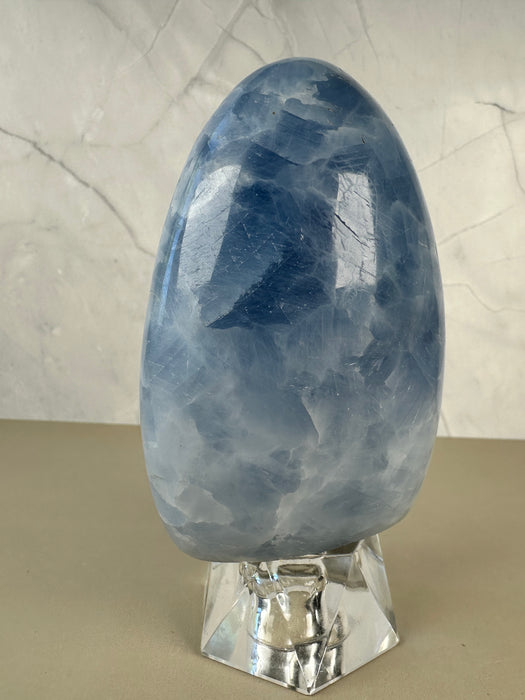 Blaue Calcit Freiform