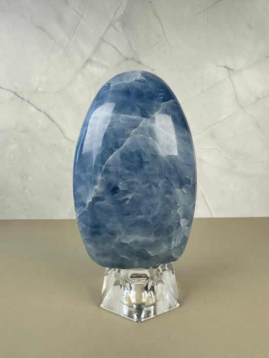 Blaue Calcit Freiform