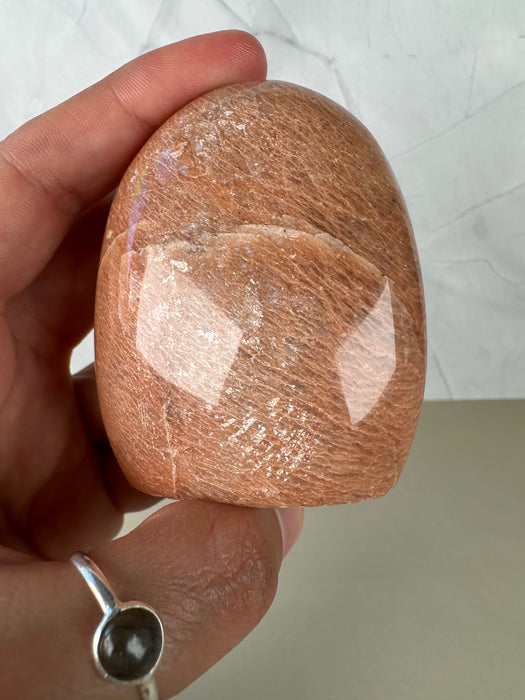 Aprikosenmondstein Freiform